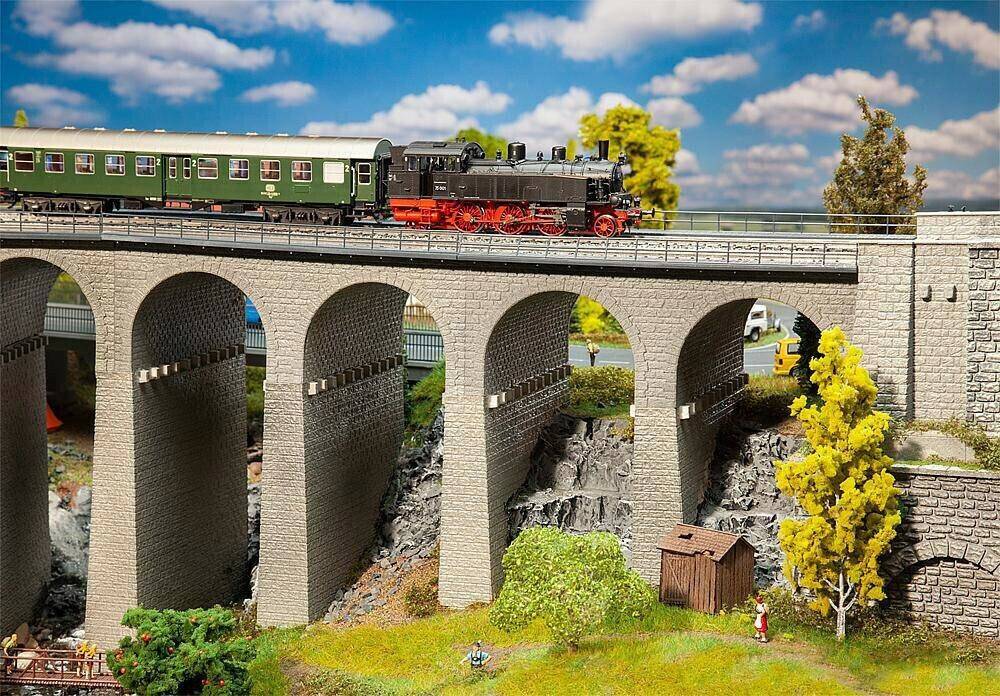 Thalia Faller Viadukt-Set, 2-gleisig (120465) Modelleisenbahn-Zubehör