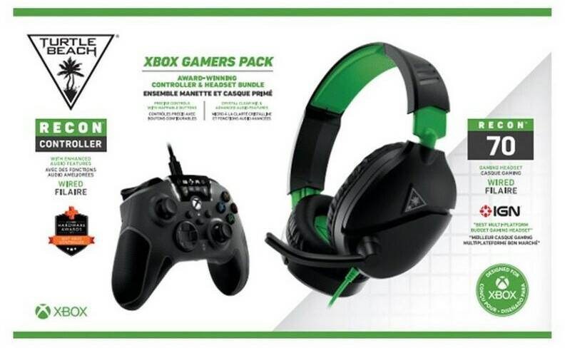 Turtle Beach Recon 70 Thalia Turtle Beach Recon 70Xbox One + Recon Controller Xbox Gamers Pack schwarz